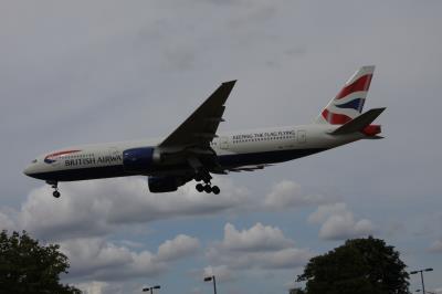 Image of aircraft registration G-VIIC - A 777-236(ER) operated by British Airways