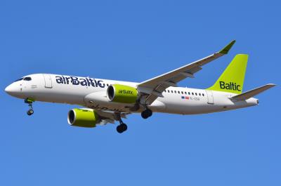 Image of aircraft registration YL-CSG - A Bombardier CSeries CS300-(BD-500-1A11) operated by Air Baltic