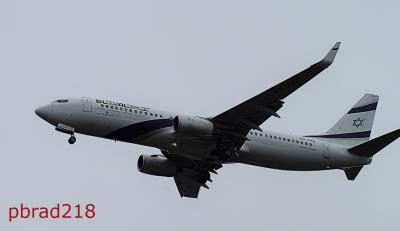 Image of aircraft registration 4X-EKB - A 737-858(WL) operated by El Al Israel Airlines