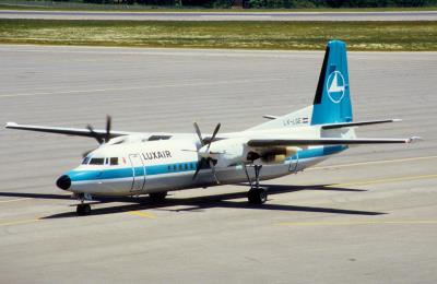 Photo of aircraft LX-LGE operated by Luxair