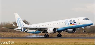 Image of aircraft registration G-FBEF - A ERJ-195-LR (ERJ-190-200 LR) operated by Flybe