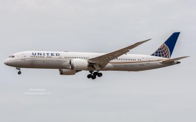 Image of aircraft registration N27958 - A 787-9 Dreamliner operated by United Airlines