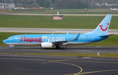 Image of aircraft registration D-AHFY - A 737-8K5(WL) operated by TUIfly