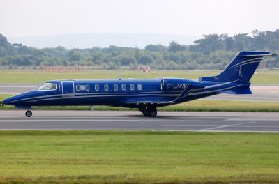Image of aircraft registration G-JANV - A Learjet 45 operated by Jannaire LLP