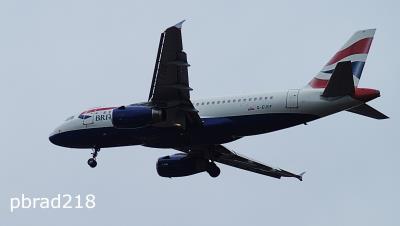Image of aircraft registration G-EUOF - A A319-131 operated by British Airways