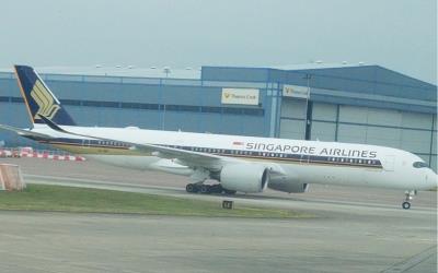 Image of aircraft registration 9V-SMP - A A350-941 operated by Singapore Airlines