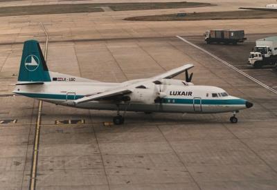 Photo of aircraft LX-LGC operated by Luxair