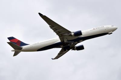 Image of aircraft registration N829NW - A A330-302 operated by Delta Air Lines