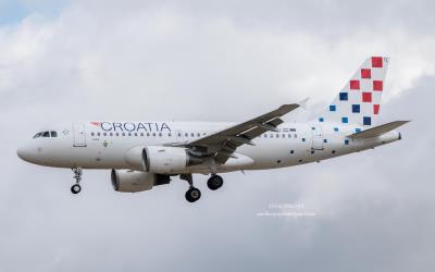 Image of aircraft registration 9A-CTL - A A319-112 operated by Croatia Airlines