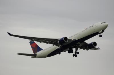 Image of aircraft registration N828NW - A A330-302 operated by Delta Air Lines