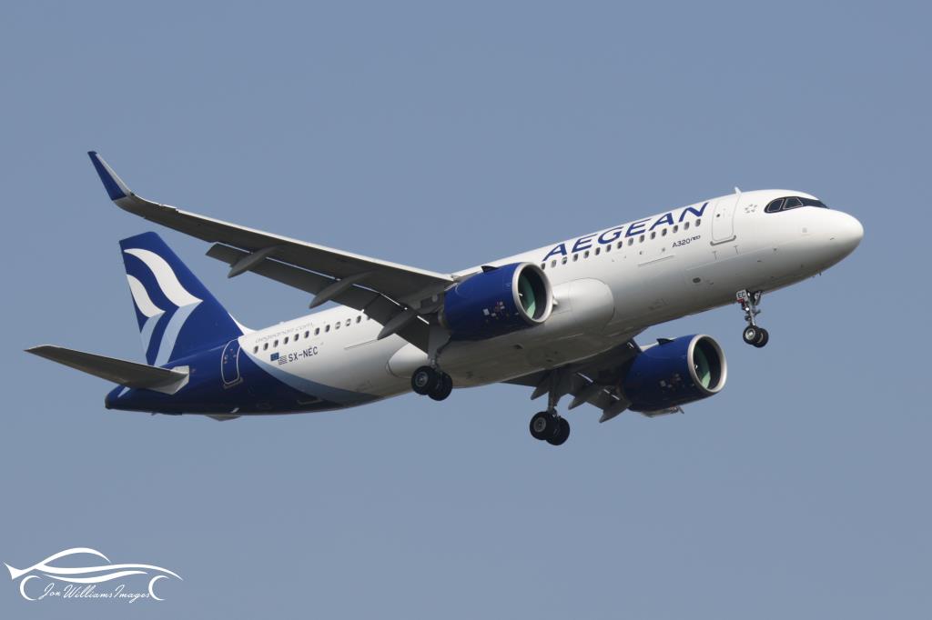 Photo of aircraft SX-NEC operated by Aegean Airlines