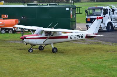 Image of aircraft registration G-CGFG - A Cessna 152 operated by Upperstack Ltd