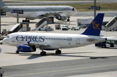 Image of aircraft registration 5B-DBO - A A319-132 operated by Cyprus Airways