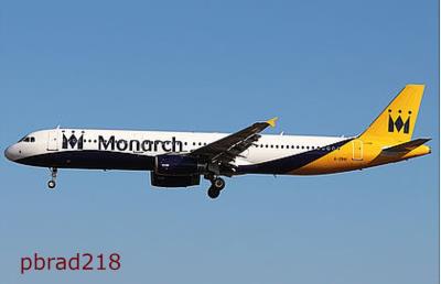 Image of aircraft registration G-ZBAI - A A321-231 operated by Monarch Airlines