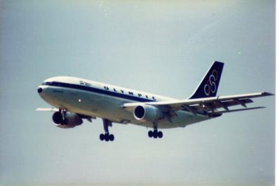 Image of aircraft registration SX-BEH - A A300B4-103 operated by Olympic Airways