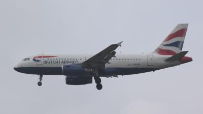 Image of aircraft registration G-EUOF - A A319-131 operated by British Airways