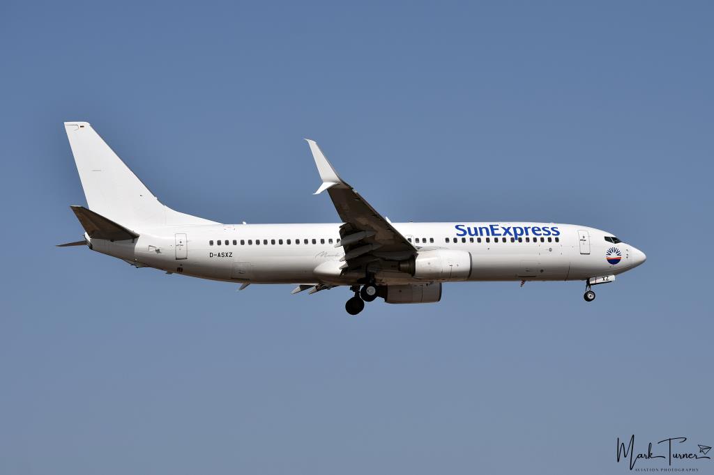 Photo of aircraft D-ASXZ operated by SunExpress Germany