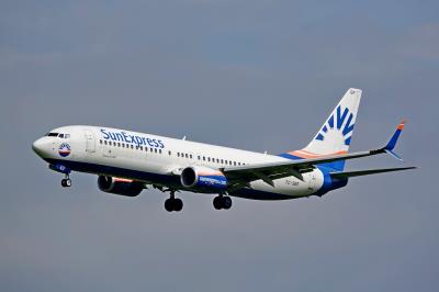 Photo of aircraft TC-SEP operated by SunExpress