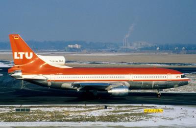 Image of aircraft registration D-AERT - A L-1011 Tristar-500 operated by LTU International Airlines