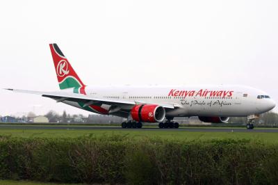 Image of aircraft registration 5Y-KYZ - A 777-2U8(ER) operated by Kenya Airways