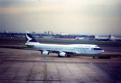 Photo of aircraft B-HOY operated by Cathay Pacific Airways