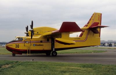 Photo of aircraft C-FAWQ (239) operated by Quebec Government Air Service