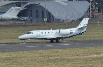 Image of aircraft registration G-LDFM - A 560 Citation-Excel operated by Granard Ltd