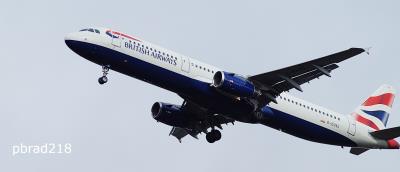 Image of aircraft registration G-EUXL - A A321-231 operated by British Airways