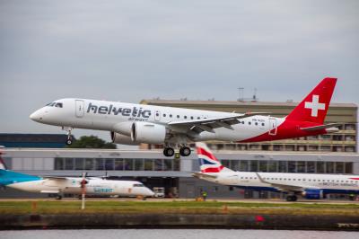 Photo of aircraft HB-AZH operated by Helvetic Airways