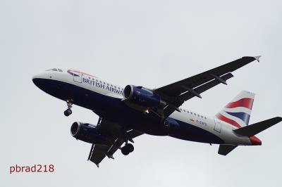 Image of aircraft registration G-EUPU - A A319-131 operated by British Airways