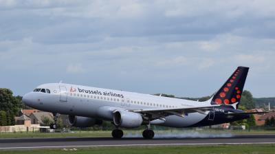 Image of aircraft registration OO-TCQ - A A320-214 operated by Brussels Airlines