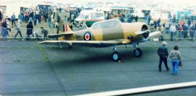 Image of aircraft registration G-TEAC - A Harvard IIA operated by Euan Christopher English