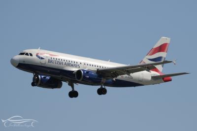Image of aircraft registration G-EUOB - A A319-131 operated by British Airways
