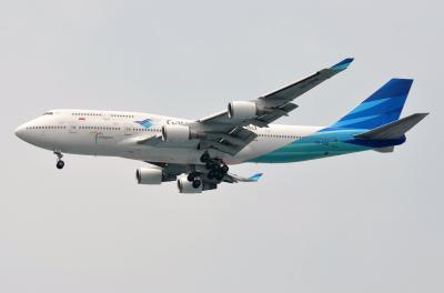 Image of aircraft registration PK-GSG - A 747-4U3 operated by Garuda Indonesia