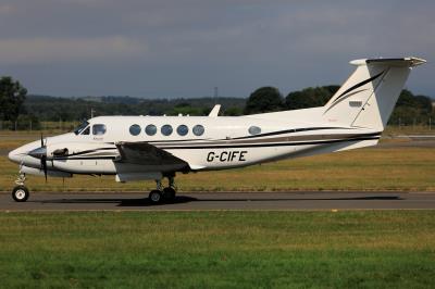 Image of aircraft registration G-CIFE - A Super King Air-B200 operated by Aerodynamics Ltd