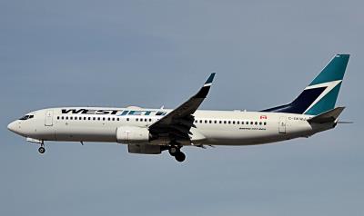 Photo of aircraft C-GKWJ operated by WestJet