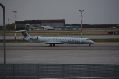 Image of aircraft registration C-FKJZ - A CRJ-705 operated by Air Canada Express