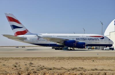 Image of aircraft registration G-XLEA - A A380-841 operated by British Airways