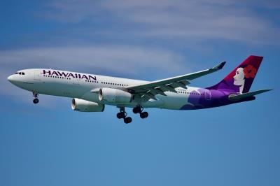 Photo of aircraft N395HA operated by Hawaiian Airlines