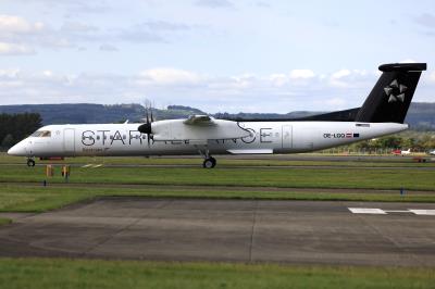 Image of aircraft registration OE-LGQ - A DHC-8-402 operated by Austrian Airlines