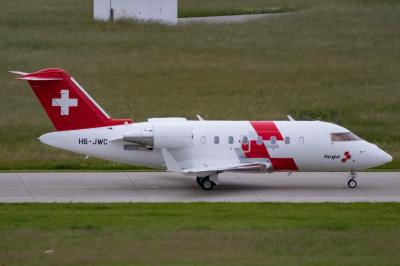 Photo of aircraft HB-JWC operated by Swiss Air Ambulance - REGA