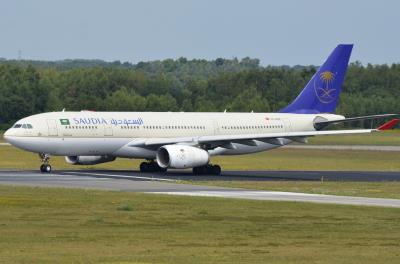 Photo of aircraft TC-OCN operated by Saudi Arabian Airlines