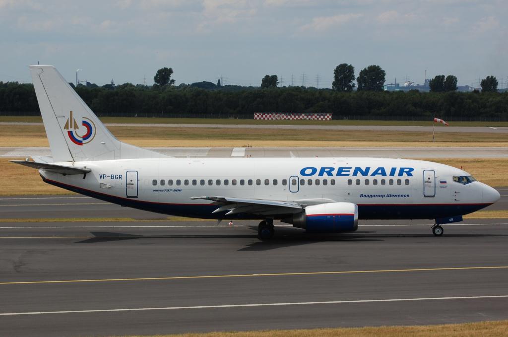 Photo of aircraft VP-BGR operated by Orenair (Orenburg Airlines)