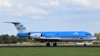 Image of aircraft registration PH-KZI - A Fokker 70 operated by KLM Cityhopper