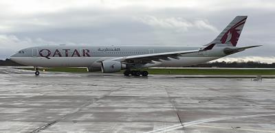 Image of aircraft registration A7-AED - A A330-302 operated by Qatar Airways