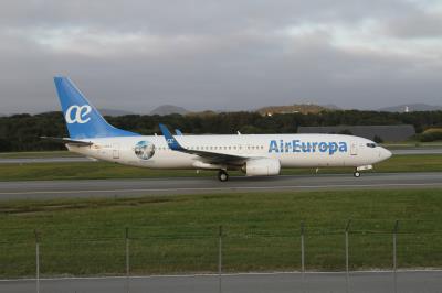 Image of aircraft registration EC-MJU - A 737-85P(WL) operated by Air Europa