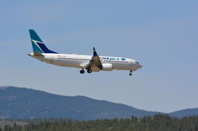 Image of aircraft registration C-FRAX - A 737-8 MAX operated by WestJet