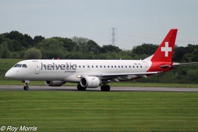 Image of aircraft registration HB-JVL - A ERJ-190-LR (ERJ-190-100 LR) operated by Helvetic Airways