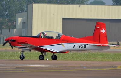 Photo of aircraft A-936 operated by Swiss Air Force