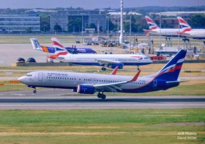 Image of aircraft registration VP-BON - A 737-8LJ(WL) operated by Aeroflot - Russian Airlines